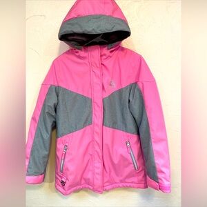 Gerry Girls Ski Jacket Parka Lined Inner Coat Shell Lining Hood Pockets 14/16